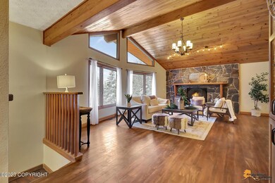 Stunning vaulted t&g ceiling