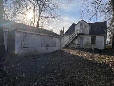 Yard & view of back of home