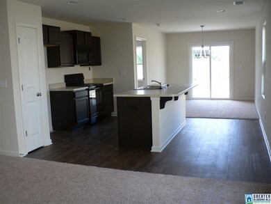 view of kitchen from family room