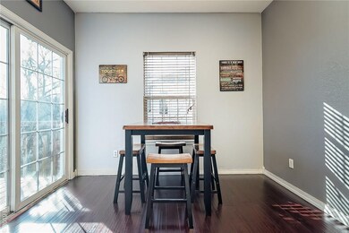 Eat in kitchen with an abundance of natural light