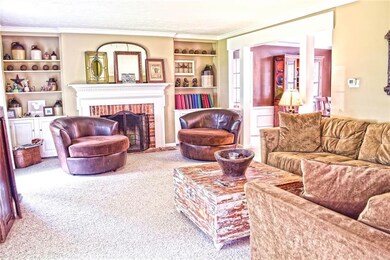 A look  at the living room that is ready for famil