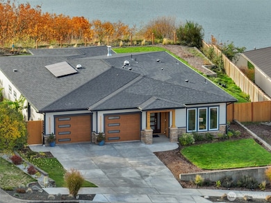 Construction began in 2022 and was completed in April 2023, and the home still carries builder warranties. Built with 16