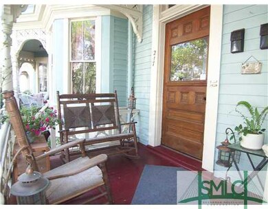 Exterior Front. The entry; a classic, detailed Vic