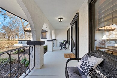 Fabulous front and back sitting porches to enjoy t