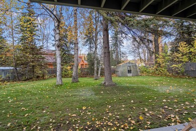 Large fenced back yard