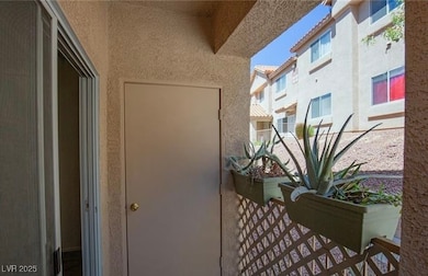 Private patio off living