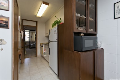 Kitchen hall to bedroom and lanai.