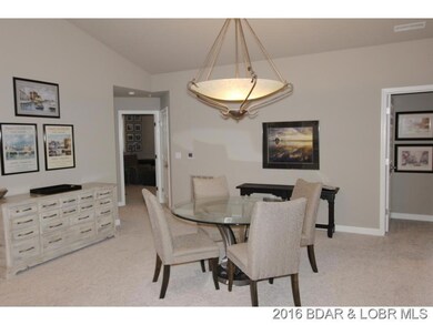 spacious dining area
