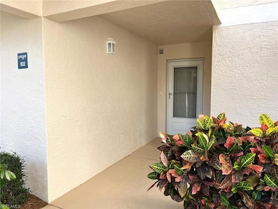 View of front entry door.