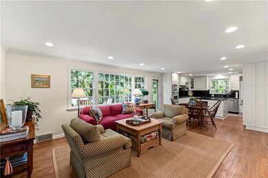 OPEN FAMILY ROOM TO EAT IN KITCHEN AREA TO KITCHEN