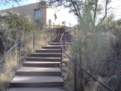 Stairway from garage to home