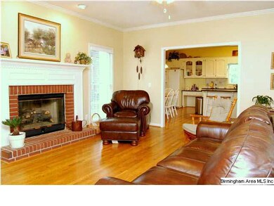 Family room conviently located across from the kit