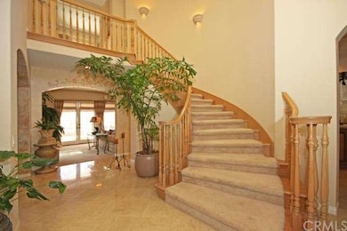 Entry with winding staircase