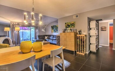 from dining area