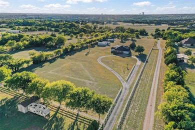 Aerial view highlighting size of property.  4.78 a