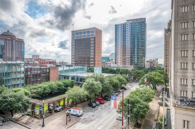 East views from Living Room of Keystone Lofts look