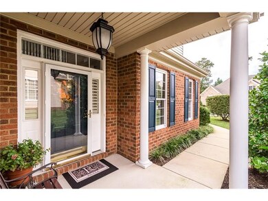 A covered front porch to welcome your guests.