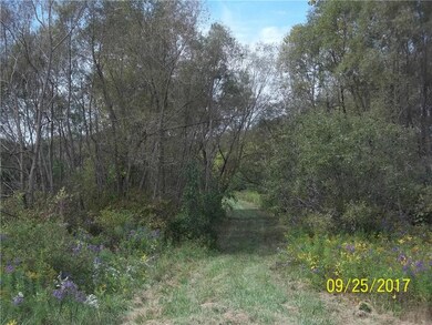 Trail at the lower side of lot