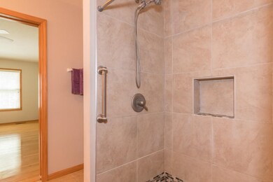 Tiled out shower (could make roll-in)