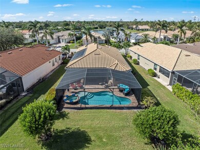 Aerial view of rear of home