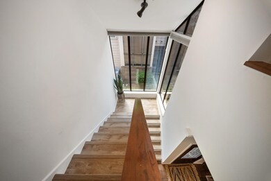 View from the top landing offers a peaceful retrea