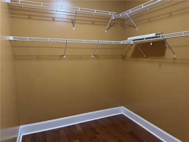 Spacious closet featuring wood finished floors