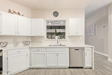 Refinished White Cabinets