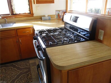 Kitchen Stove and Counter Area