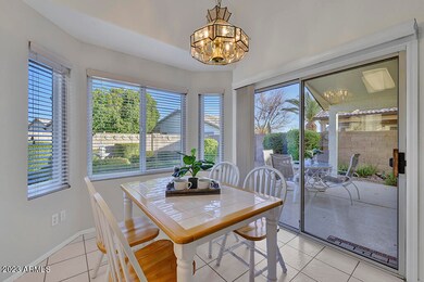 Breakfast area with outdoor views