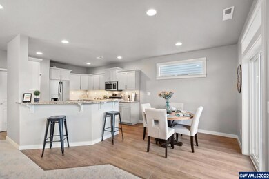 kitchen and dining