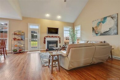 Great Room with Vaulted Ceiling