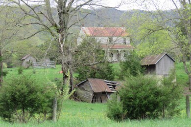 Multiple farm buildings
