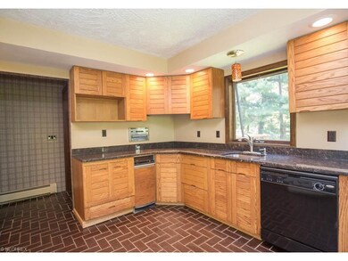 Custom cabinetry and granite counter tops.