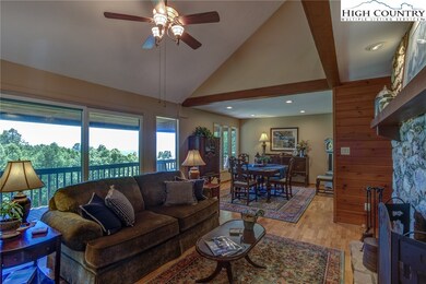 Great / living room is also open to a spacious dining area.
