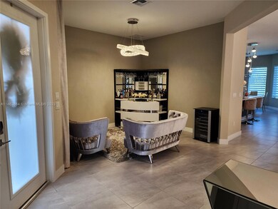 Living/Bar area