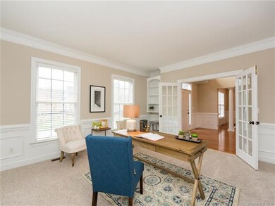 Spacious Office w/French Doors & Built-Ins