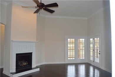 12' ceiling in the living room. Gas fireplace.