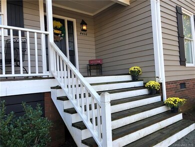 Wide front porch steps add to curb appeal