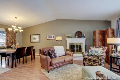 Open Living area to Dining