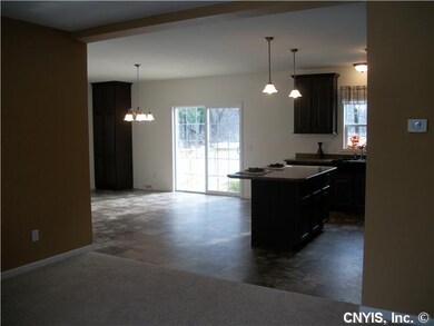 Kitchen Dining Shows open floor plan