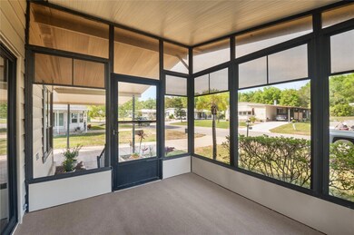 Covered screen porch