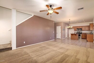 4 Family room open to kitchen
