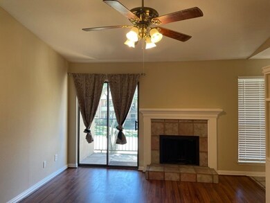 Den looking toward the balcony.  Notice the high c