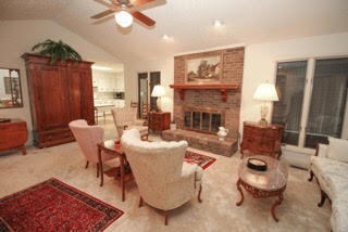 Fireplace view