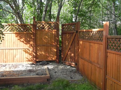 Fenced in Backyard and Gate