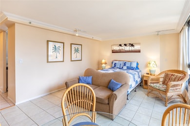 Unit has ceramic tile floors for easy maintenance