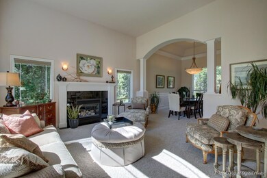One of 3 fireplaces
