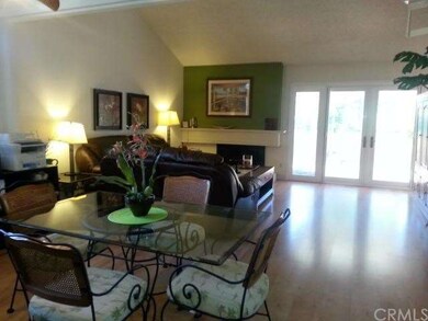 Bright and open living room and dining area with b