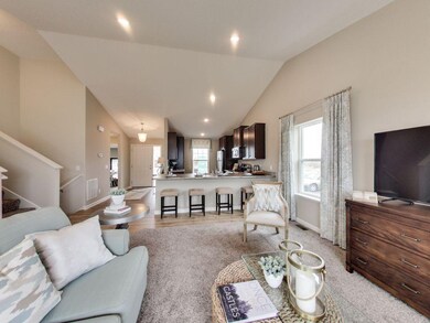 This beautiful home has an open-concept main floor