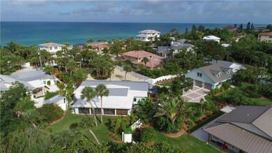 Aerial, Just Steps to Casey Key Beach!